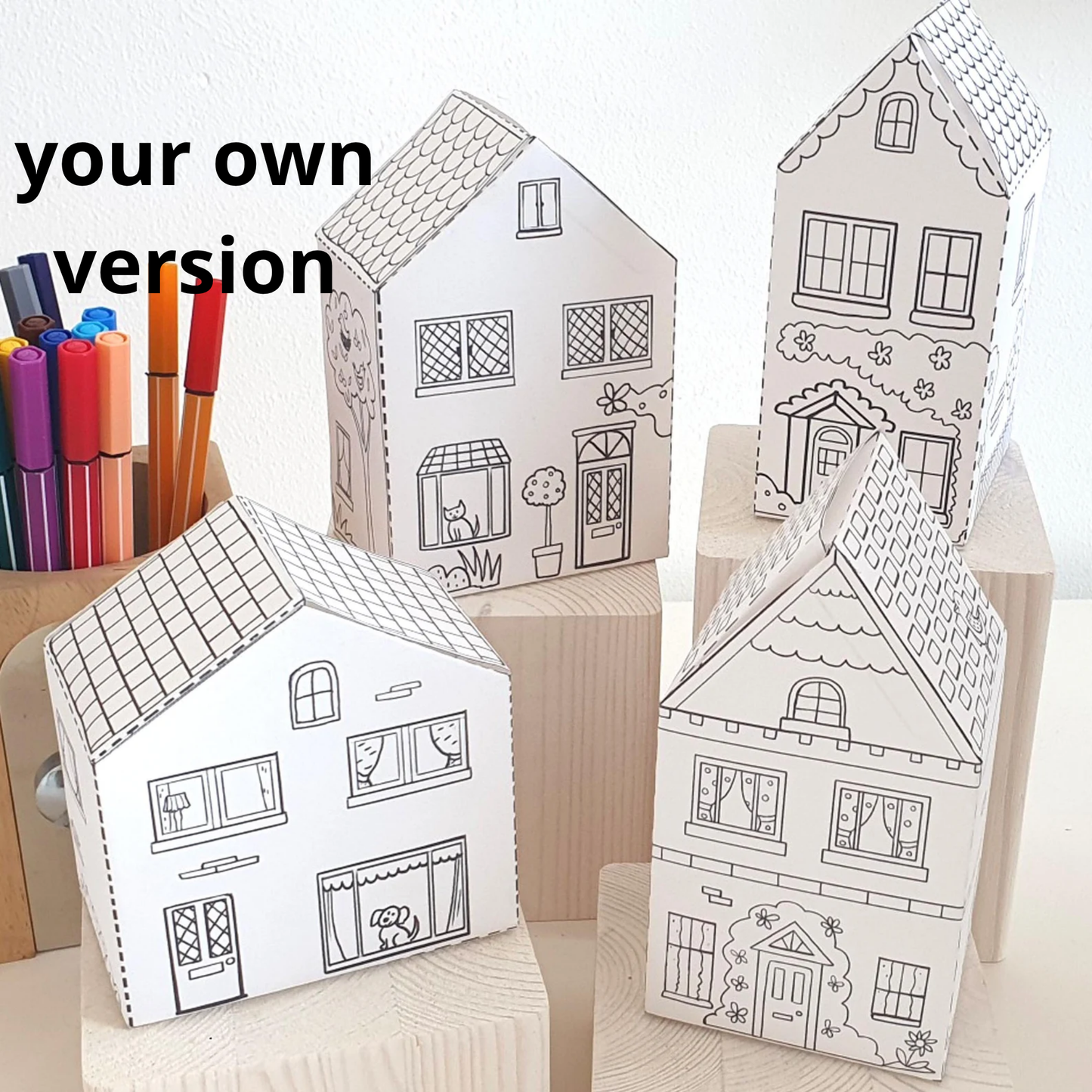 House Paper craft : Theprintablecraft