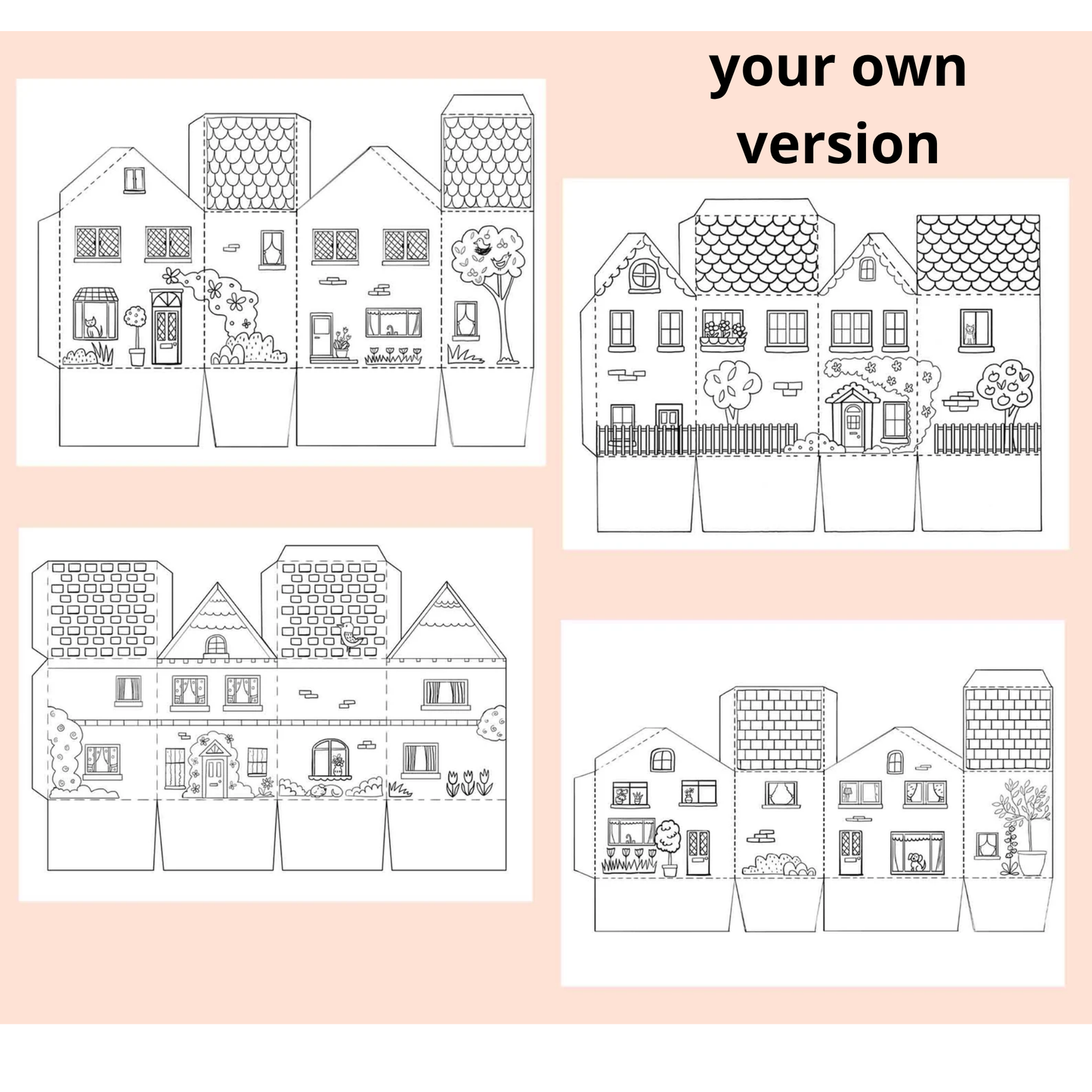 House Paper craft : Theprintablecraft