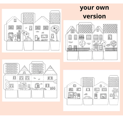 House Paper craft : Theprintablecraft