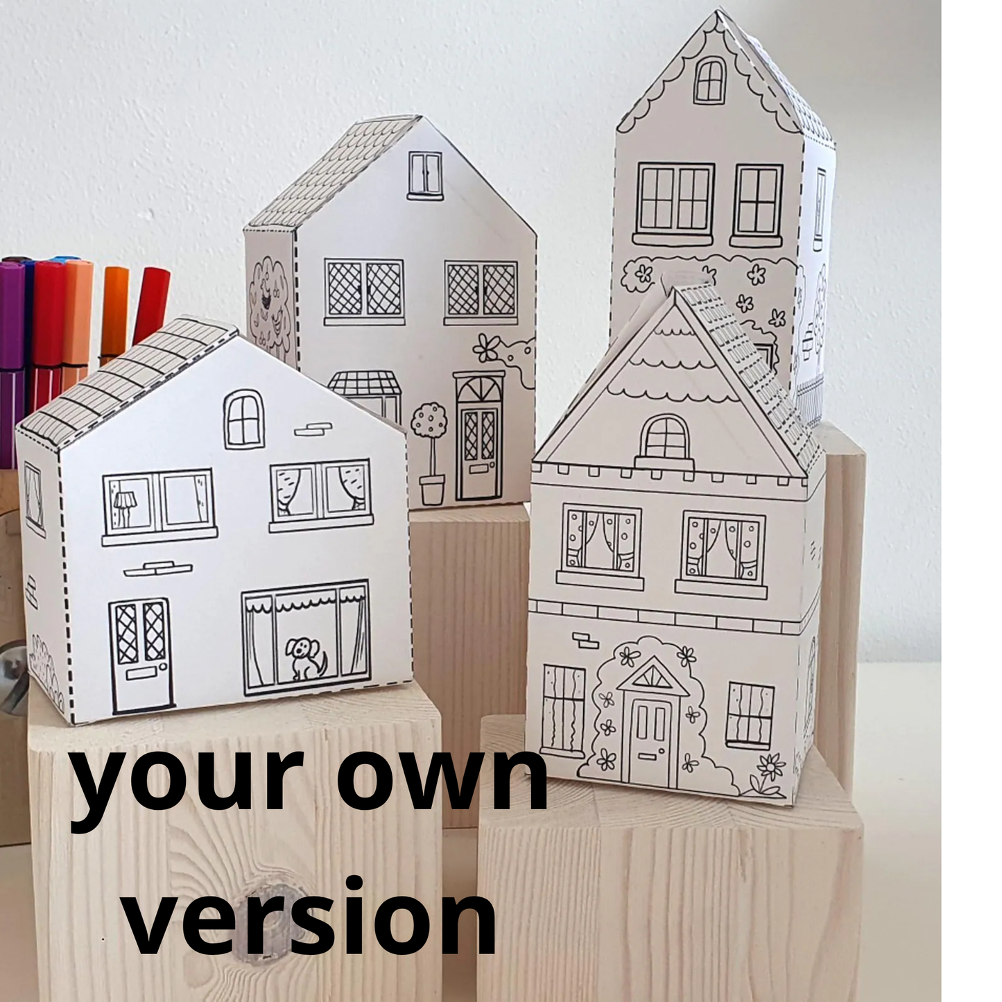House Paper craft : Theprintablecraft