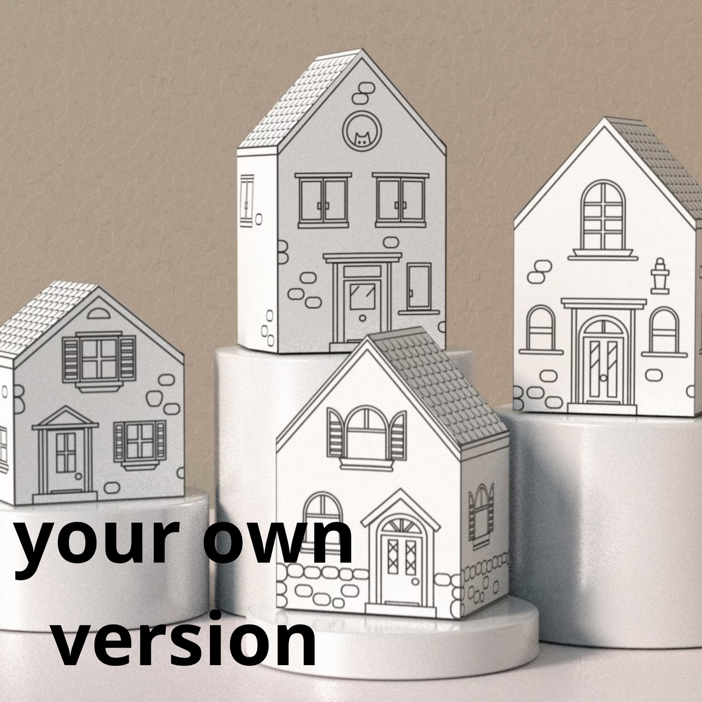 House Paper craft : Theprintablecraft
